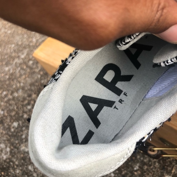 ZARA black and white sneakers - Picture 3 of 5